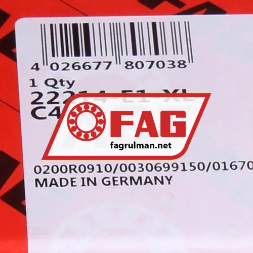 FAG 22214-E1-XL-C4 ürün fotoğrafı 6