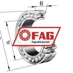 FAG 23040-E1A-XL-K-M-C3 rulman resim 5