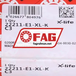 FAG 22211-E1-XL-K-C3 rulman resim 6