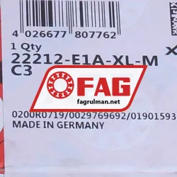 FAG 22212-E1A-XL-M-C3 rulman resim 4