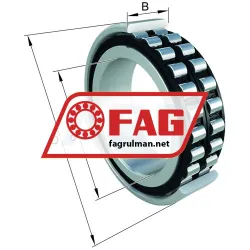FAG NN3008-D-TVP-SP-XL rulman resim 3