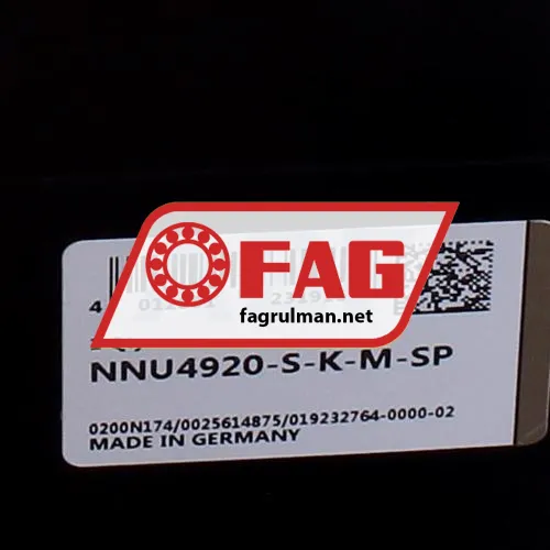 FAG NNU4920-S-K-M-SP ürün fotoğrafı 3