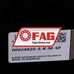 FAG NNU4920-S-K-M-SP rulman resim 3