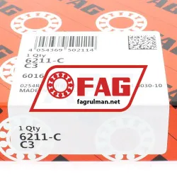 FAG 6211-C-C3 rulman resim 6