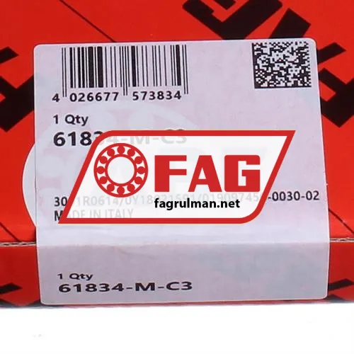 FAG 61834-M-C3 ürün fotoğrafı 5