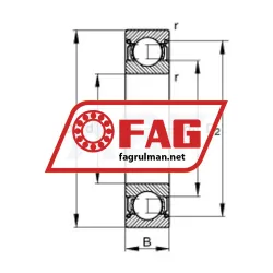 FAG 6012-C3 rulman resim 2