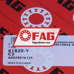 FAG 61820-Y-C3 rulman resim 5