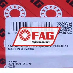 FAG 61817-Y-C3 rulman resim 4