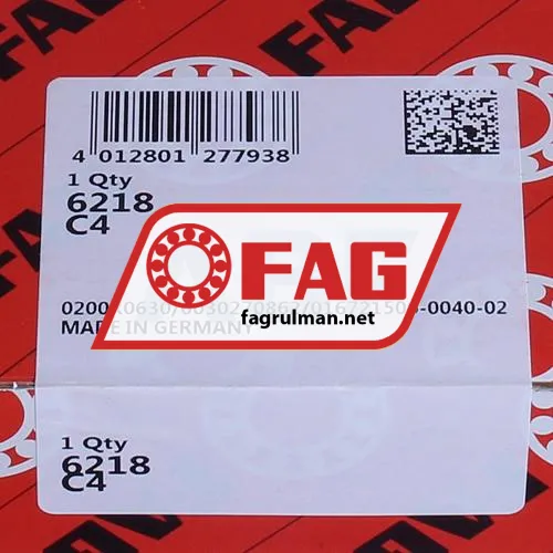 FAG 6218-C4 ürün fotoğrafı 5