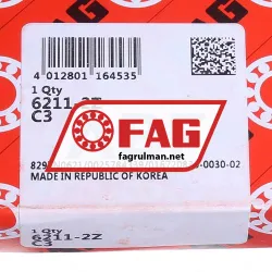 FAG 6211-2Z-C3 rulman resim 5