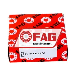 FAG 6206-2RSR-L100-C3 rulman resim 3