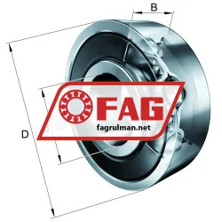 FAG 6206-2RSR-C3 rulman resim 5