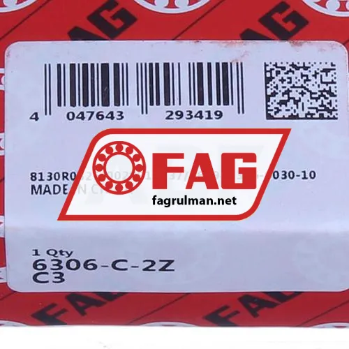 FAG 6306-C-2Z-C3 ürün fotoğrafı 4
