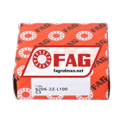 FAG 6206-2Z-L100-C3 rulman resim 3