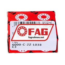 FAG 6000-C-2Z-L038-C3 rulman resim 3