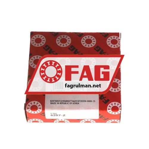 FAG 6207-Z ürün fotoğrafı 3