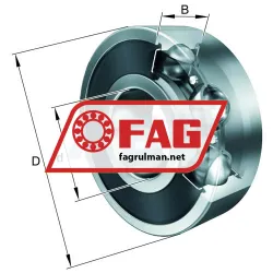 FAG 6002-C-2BRS rulman resim 3