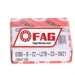 FAG 6300-B-2Z-L278-C3-SNZ rulman resim 2