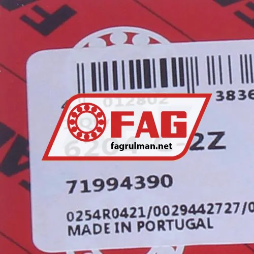 FAG 6204-C-2Z>V ürün fotoğrafı 3