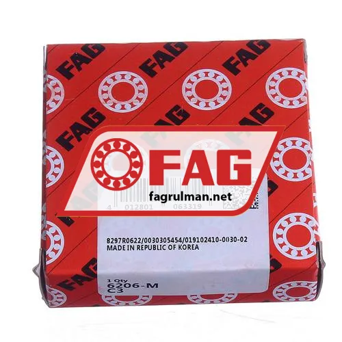 FAG 6206-M-C3 ürün fotoğrafı 2