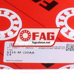 FAG 6316-M-J20AA-C4 rulman resim 4