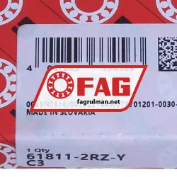 FAG 61811-2RZ-Y-C3 rulman resim 4