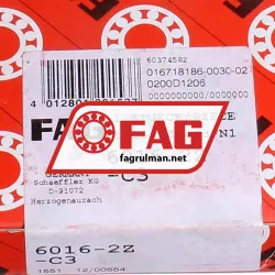FAG 6016-2Z-C3 rulman resim 5