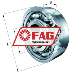 FAG 6204-C-TVH rulman resim 3