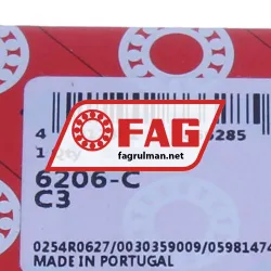 FAG 6206-C-C3 rulman resim 4