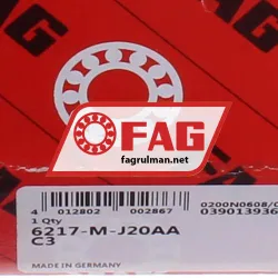 FAG 6217-M-J20AA-C3 rulman resim 5