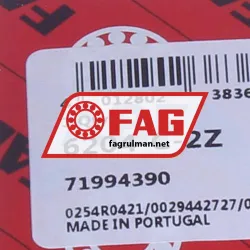 FAG 6204-C-2Z rulman resim 3