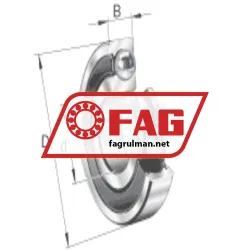 FAG 6003-RSR rulman resim 2