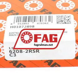 FAG 6208-2RSR-C3 rulman resim 6