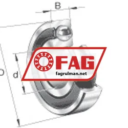 FAG 6003-2RSR-C3 rulman resim 4