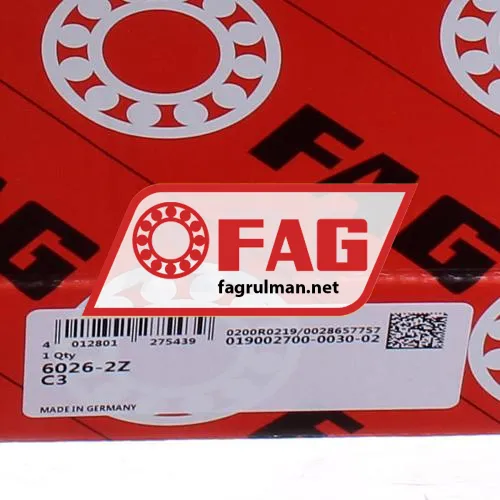 FAG 6026-2Z-C3 ürün fotoğrafı 5