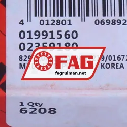 FAG 6208 rulman resim 5