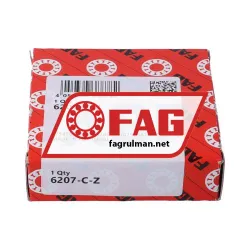 FAG 6207-C-Z rulman resim 3
