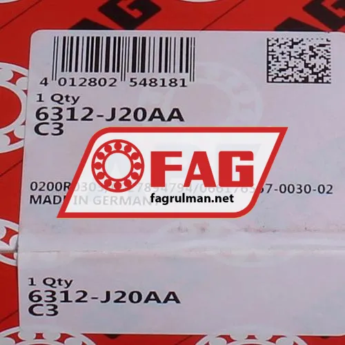 FAG 6312-J20AA-C3 ürün fotoğrafı 5