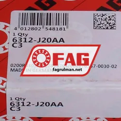 FAG 6312-J20AA-C3 rulman resim 5