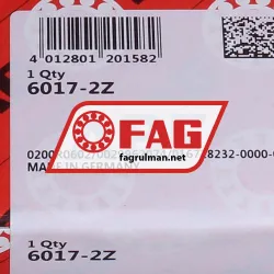 FAG 6017-2Z rulman resim 5