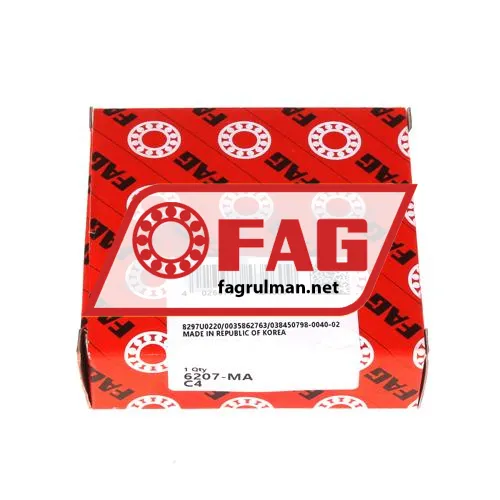 FAG 6207-MA-C4 ürün fotoğrafı 3