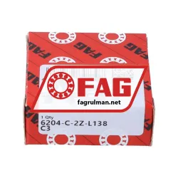 FAG 6204-C-2Z-L138-C3 rulman resim 3