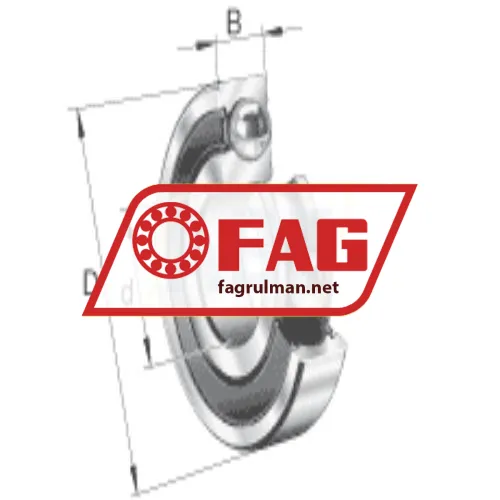 FAG 6308-RSR ürün fotoğrafı 5
