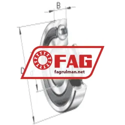 FAG 6308-RSR rulman resim 5