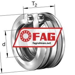 FAG 54314 rulman resim 7