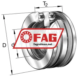 FAG 52232-MP rulman resim 4