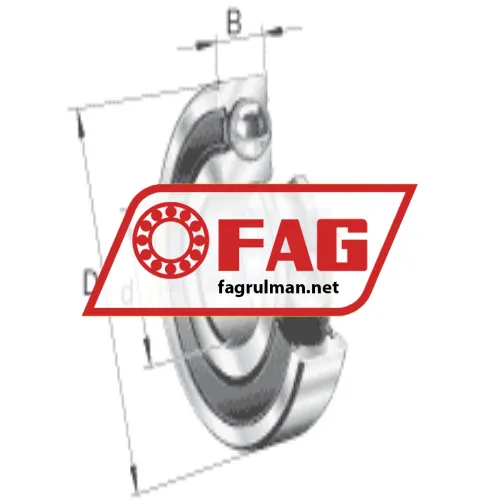 FAG S6000-2RSR-TVH-HLC ürün fotoğrafı 2