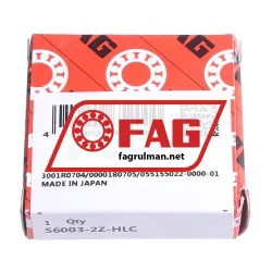 FAG S6003-2Z-HLC rulman resim 2