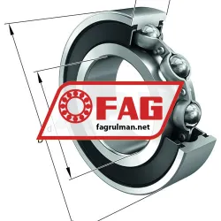 FAG S6001-2RSR-FD rulman resim 3