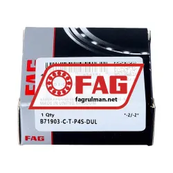FAG B71903-C-T-P4S-DUL rulman resim 3